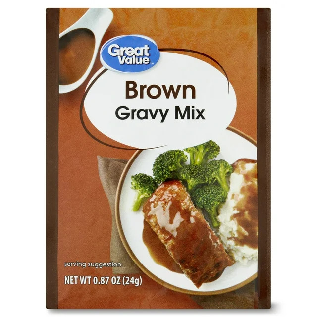 (12 pack) Great Value Brown Gravy Mix, 0.87 oz - Walmart.com | Walmart (US)