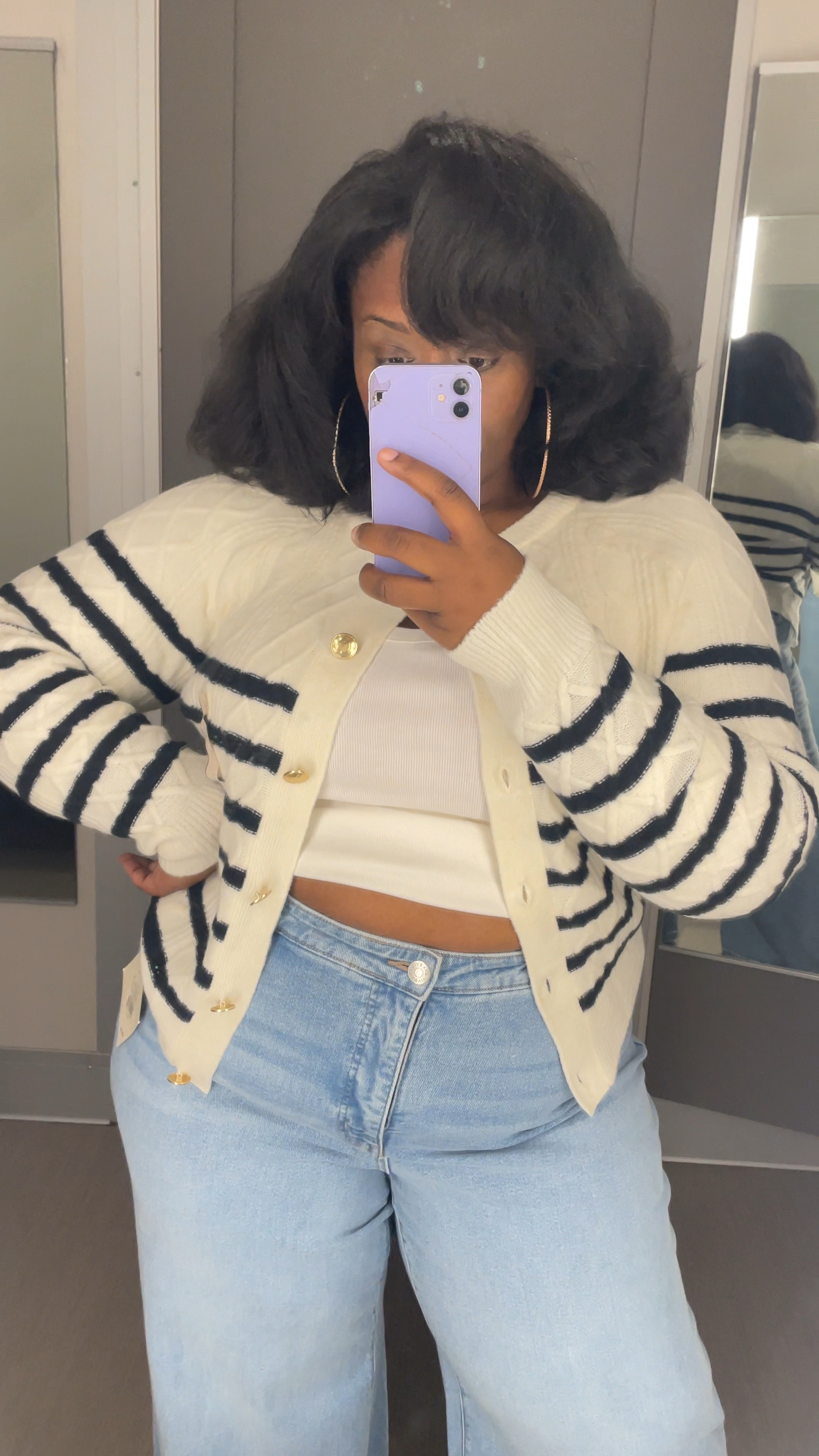 Another Thanksgiving look sleek and classic. I love these cardigans because the details really make them look more expensive. I’m wearing an xxl in the cardigan and tshirt. Wearing a 2x in the jeans 

#LTKOver40 #LTKPlusSize #LTKHoliday