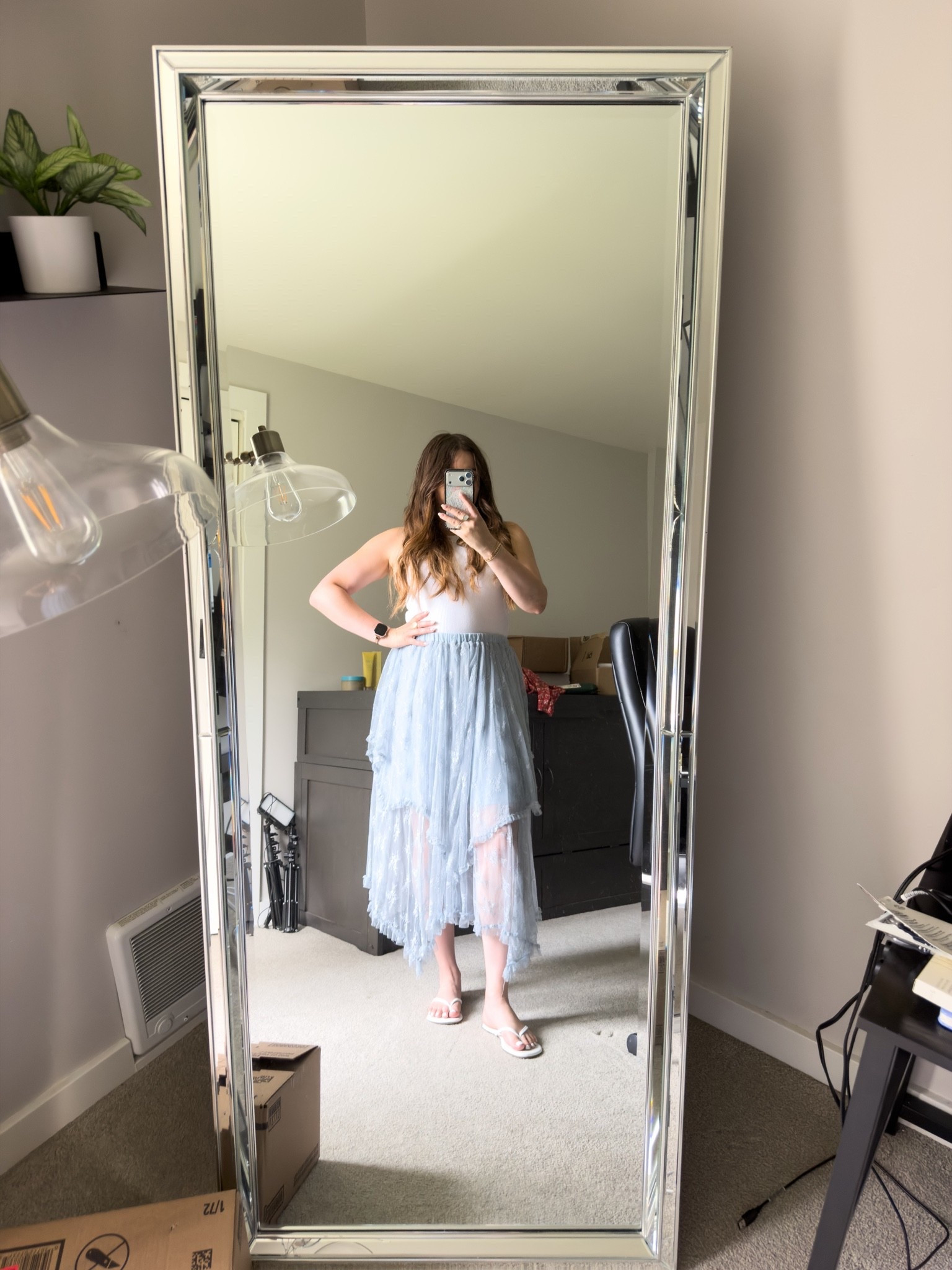 When networking, I always recommend adding a statement piece to your outfit! For me that was this skirt which was the perfect item to get a conversation started and meet new professionals.

#LTKootd #LTKMidsize #LTKWorkwear