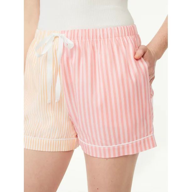 Joyspun Women's Twill Sleep Shorts, Sizes S to 3X | Walmart (US)