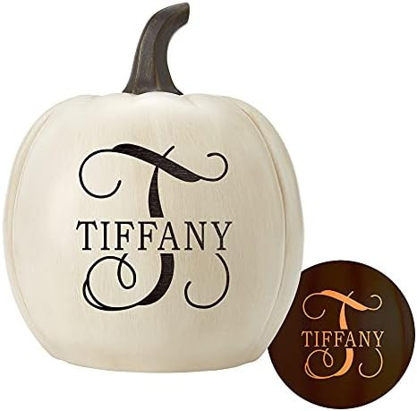 Let's Make Memories Personalized Light Up Pumpkin - Family Name Jack-O-Lantern Halloween Décor -... | Amazon (US)
