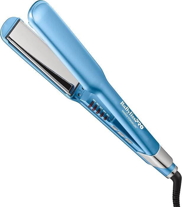 BabylissPRO Nano Titanium Ultra-Sleek Hair Straightener, Flat Iron for All Hair Types | Amazon (US)