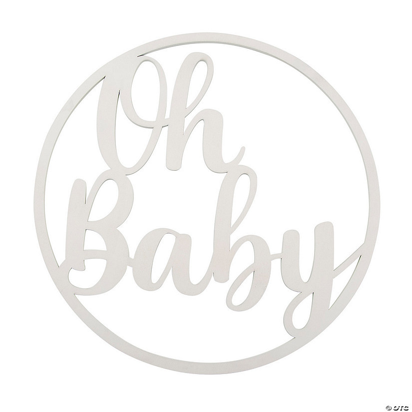 Oh Baby Hoop Decoration | Oriental Trading Company