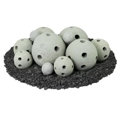Hollow Ceramic 13 Piece Fire Ball Set | Wayfair North America