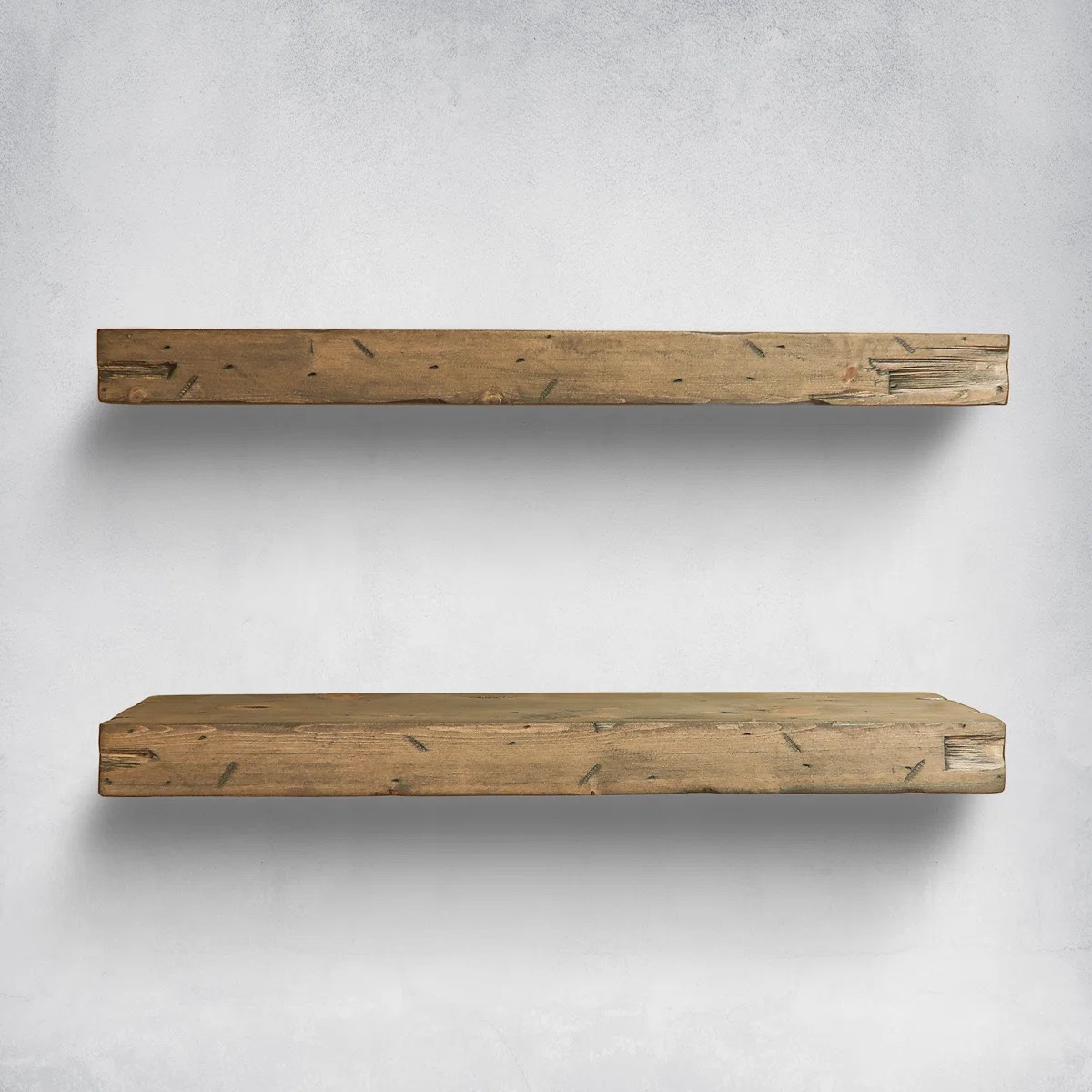 Jesher Solid Pine Wood Floating Shelves (Set of 2) | Wayfair North America