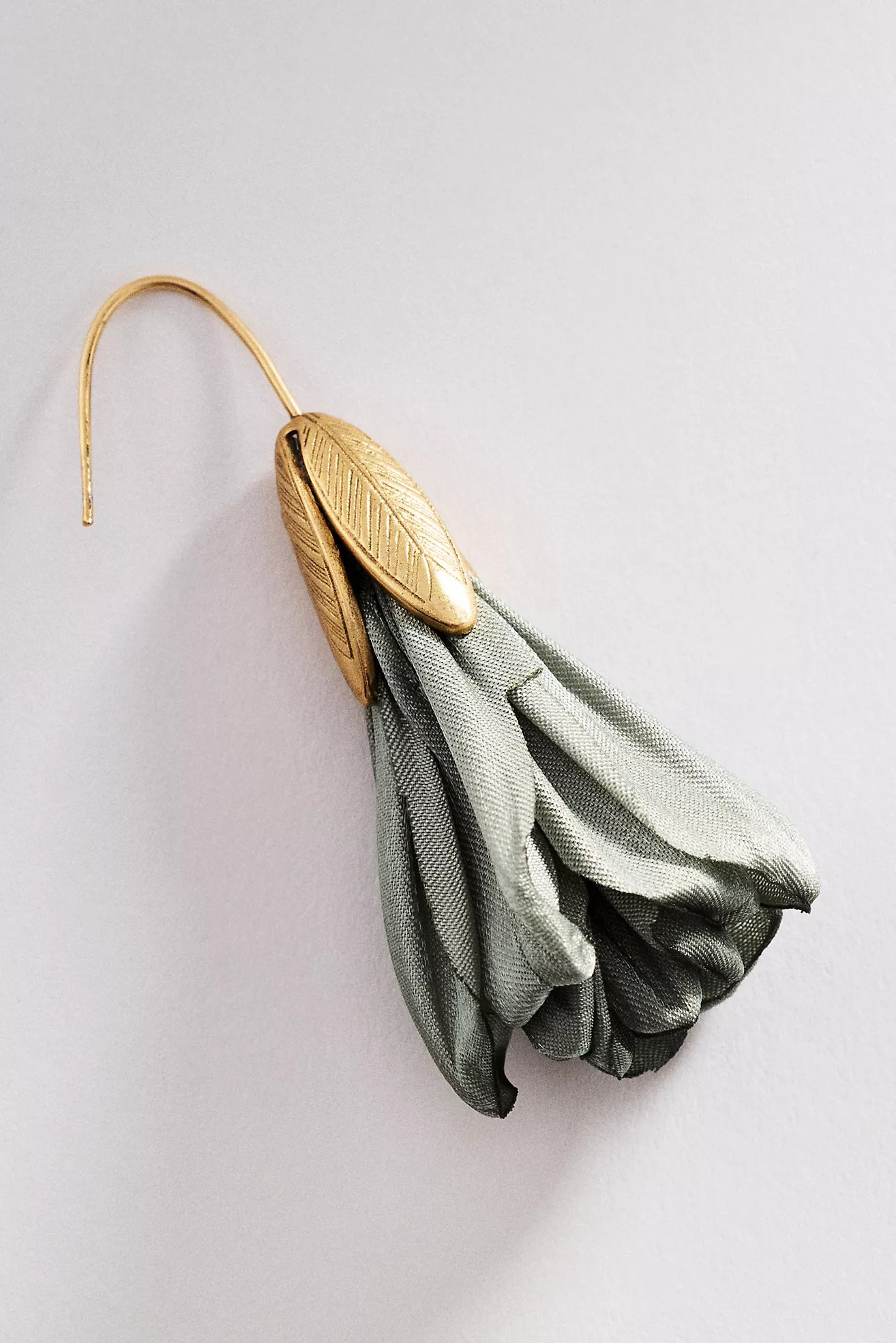 Fabric Flower Drop Earrings | Anthropologie (US)