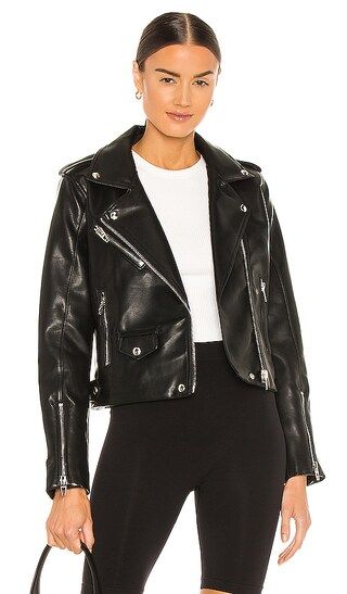 BLANKNYC Vegan Leather Moto Jacket in Black. Size XS, S, L. | Revolve Clothing (Global)