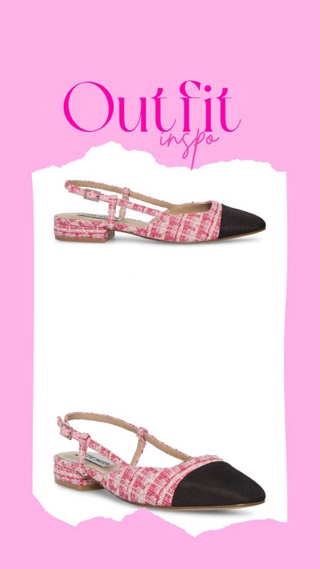 Barbie Aesthetic | Steve Madden Pink Tweed Flats 

#LTKshoecrush