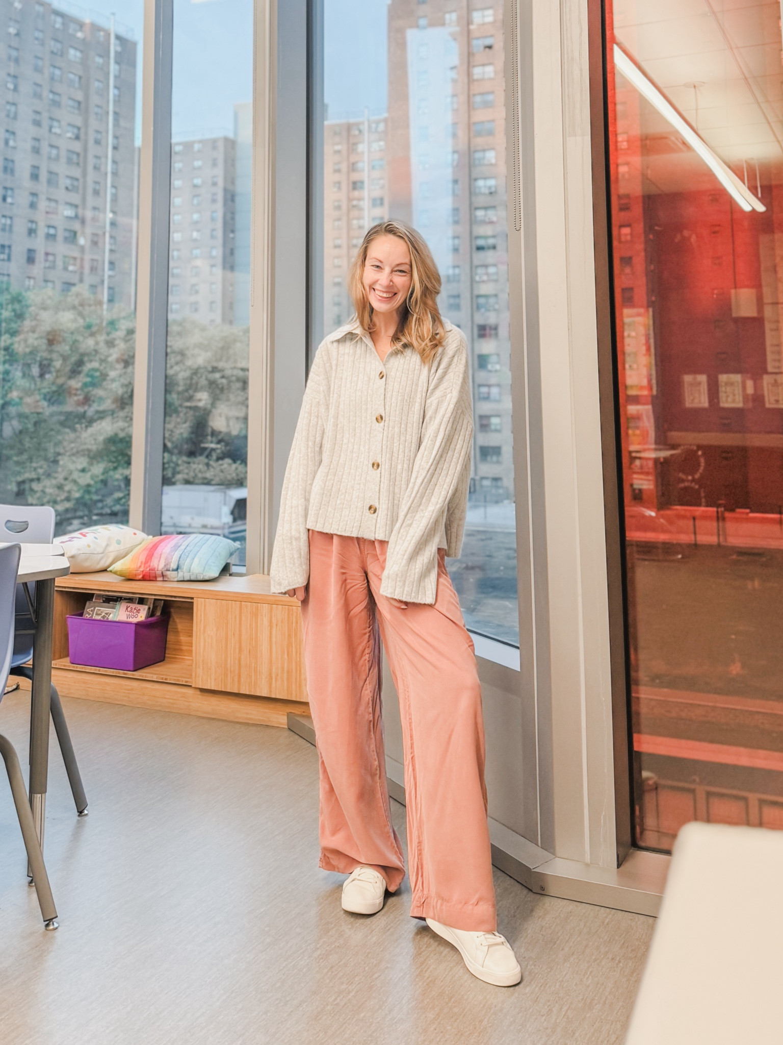 Living in these aerie trousers and oversized cardigan with the bell sleeves. Used to think you couldn’t pair two oversized pieces- turns out I was wrong- it’s both cute and comfy! (and best- almost all of aerie is on sale right now 🙏🏻🤩)

#LTKSaleAlert #LTKFindsUnder50 #LTKStyleTip