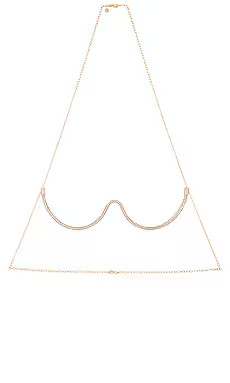 Cult Gaia Asha Body Jewelry in Gold Clear from Revolve.com | Revolve Clothing (Global)