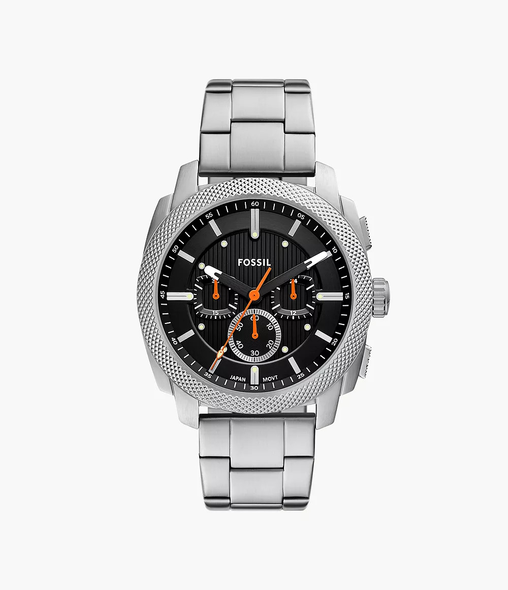 Machine Chronograph Stainless Steel Watch | Fossil (US)