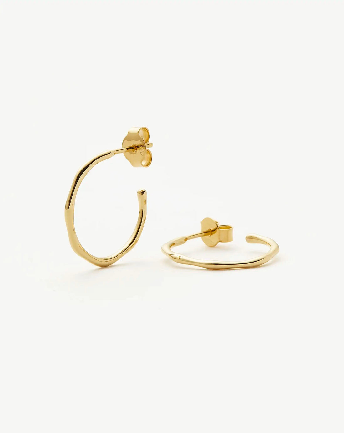 Small Molten Hoop Earrings | Missoma UK