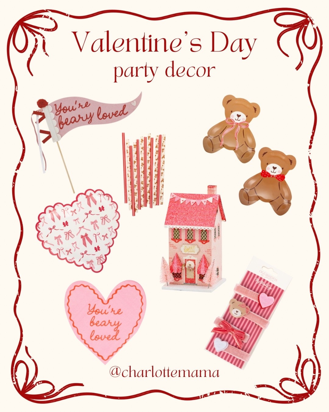 Sweet Bear & Heart Valentine’s Day Party Decor 🐻💗
The perfect Valentine’s party theme for kids and cozy celebrations—cute, romantic, and easy to style. #ValentinesDayDecor #ValentinesParty #BearThemeParty #HeartDecor #KidsValentines #PartyDecorIdeas #LTKHome #PinterestParty

#LTKmomlife #LTKKids #LTKSeasonal