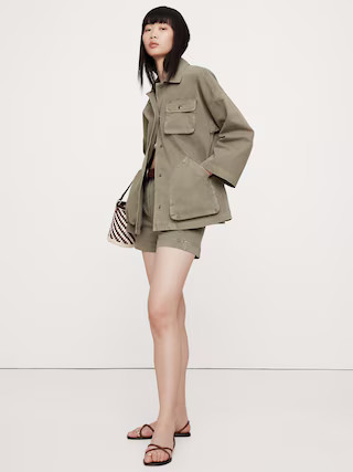 Washed Cotton Chore Jacket | Banana Republic (US)