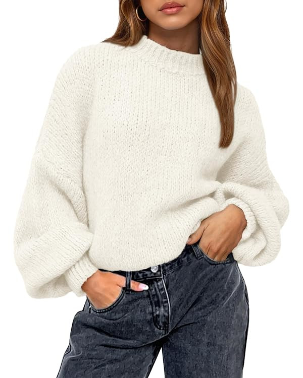 BTFBM Sweaters Crew Neck Pullover | Amazon (US)