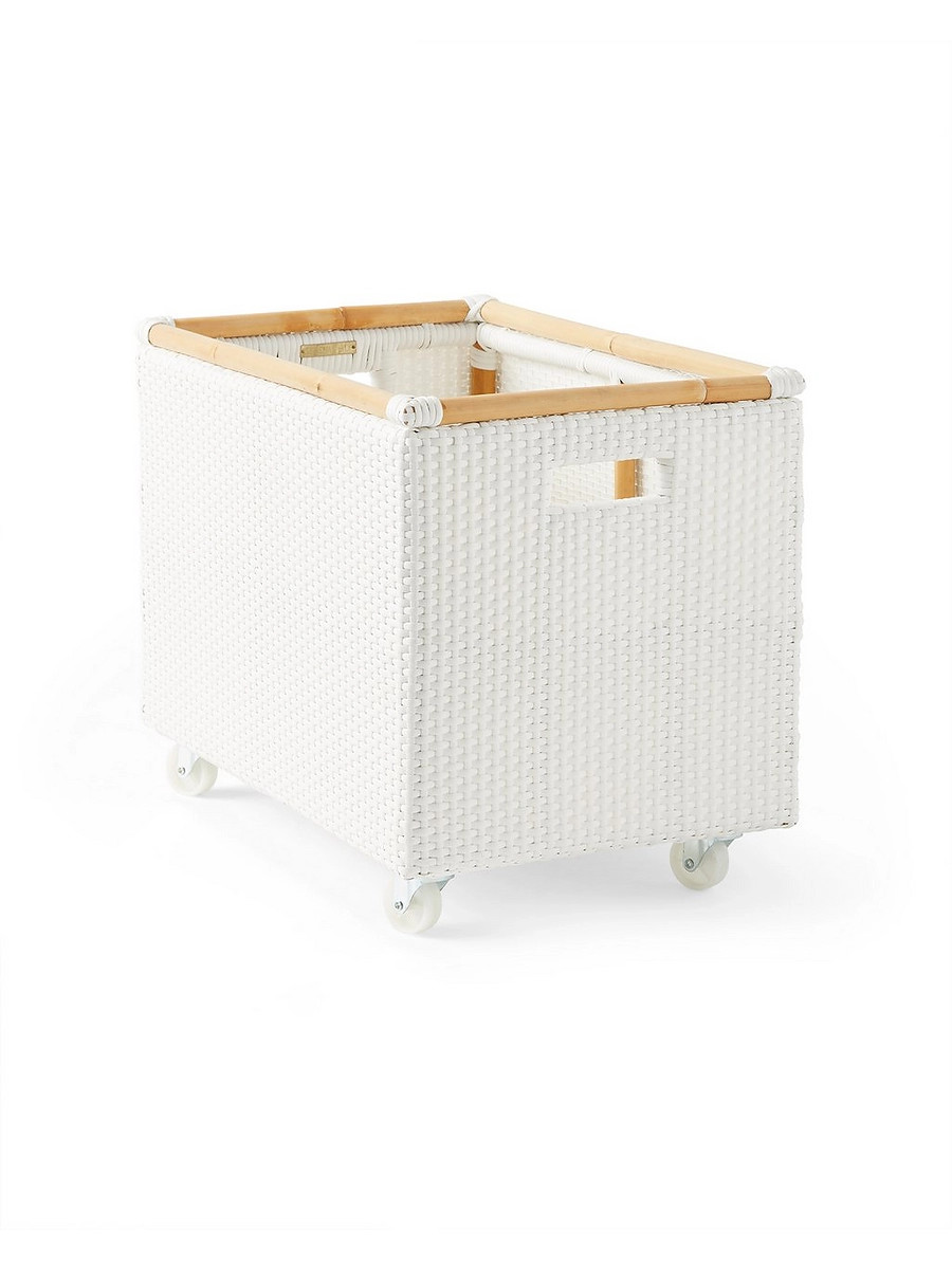 Riviera Rolling Bin | Serena and Lily