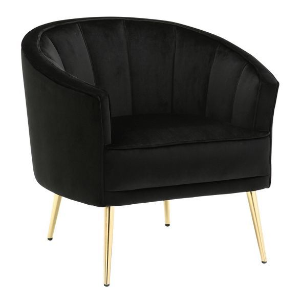 Tania Contemporary Upholstered Accent Chair - LumiSource | Target