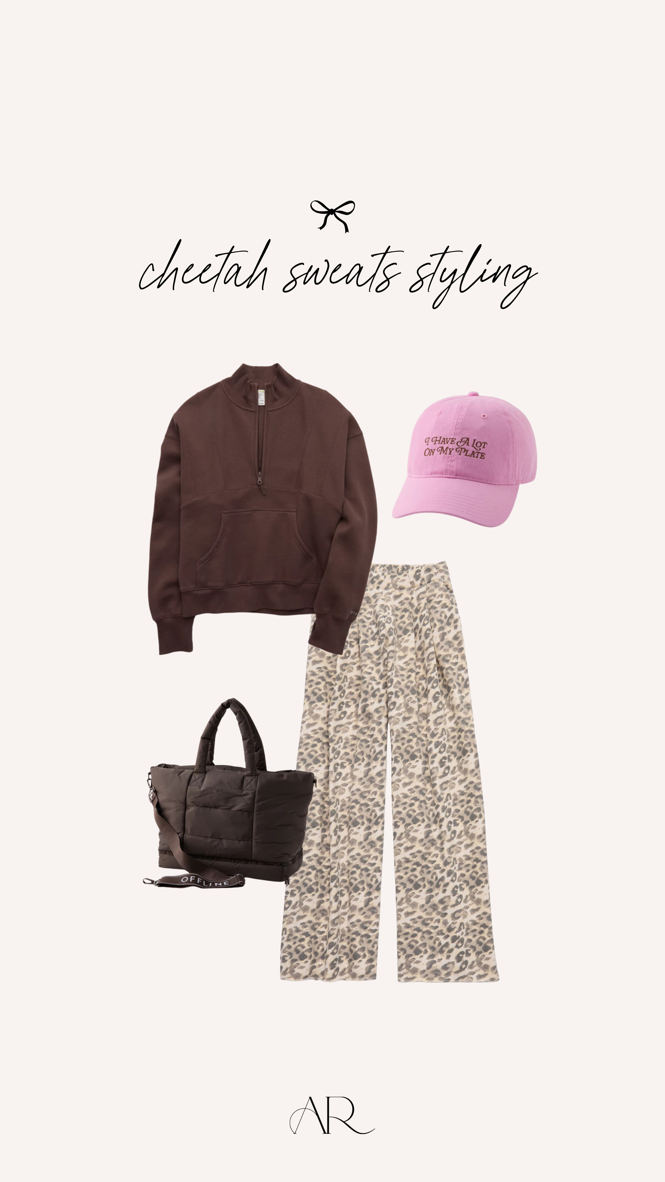 I've been loving these cheetah sweats from aerie! So many fun ways to style them! 

 #LTKgrwm #LTKootd