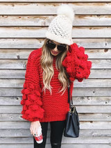 'Clora' Pom Pom Sweater (3 Colors) | Goodnight Macaroon