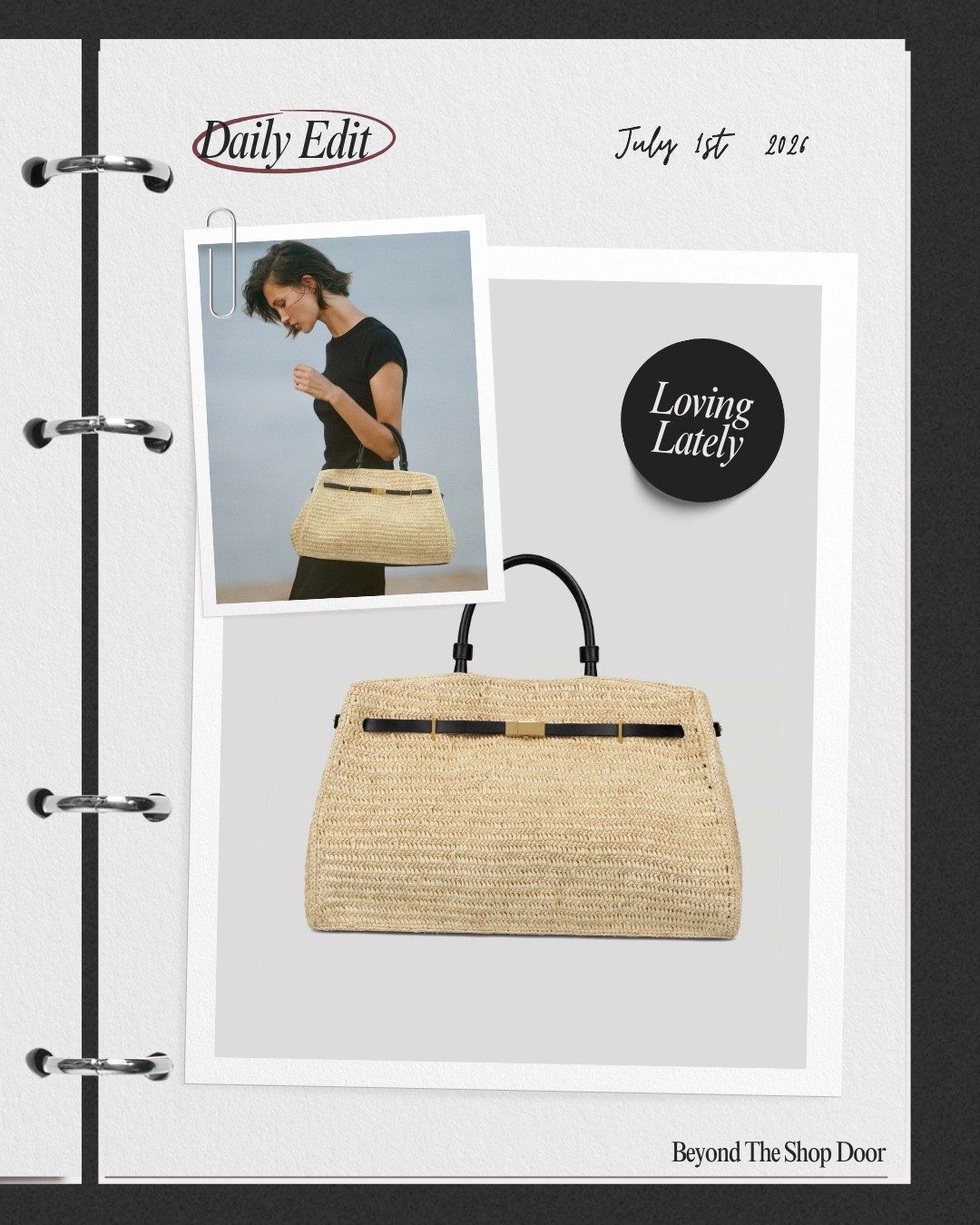 Currently loving: this stunning raffia bag from DeMellier. 

It strikes the perfect balance between relaxed and polished, making it the kind of investment piece that will work year after year.

#LTKbag #LTKstyletip #LTKover50style