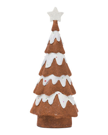 16in Gingerbread Tree With Star | Marshalls