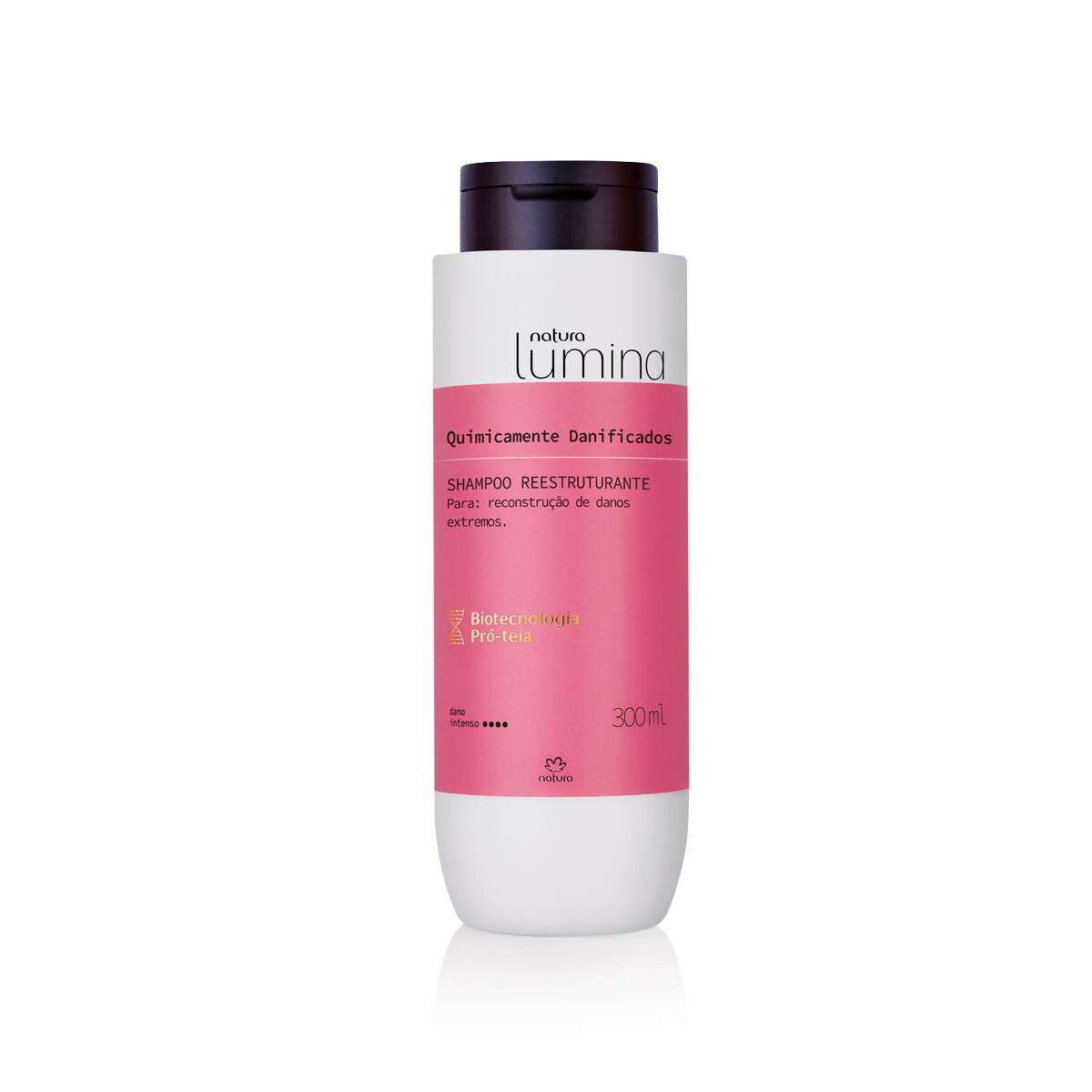 Shampoo Reestruturante para Cabelos Quimicamente Danificados Lumina | Natura BR