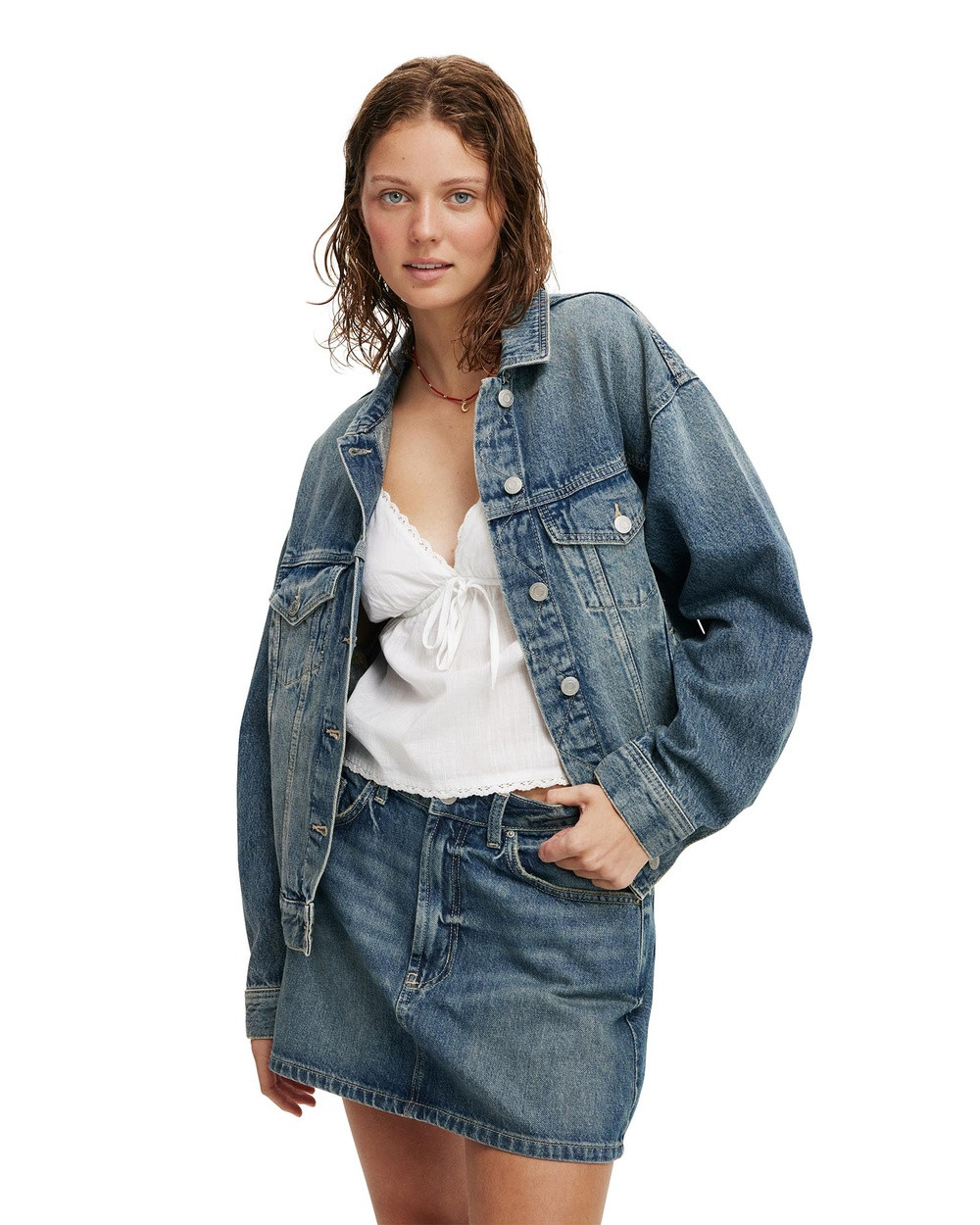 Cotton On - Original Denim Jacket - Denim jacket (BLUE DUSK) Original Denim Jacket | THE ICONIC (AU & NZ)