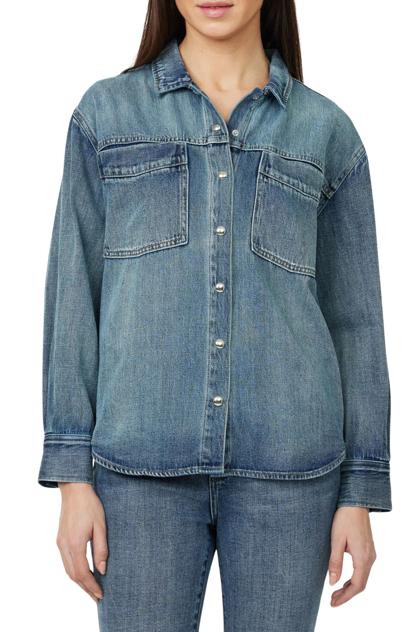 Oversize Denim Shirt (Women) | Nordstrom | Nordstrom