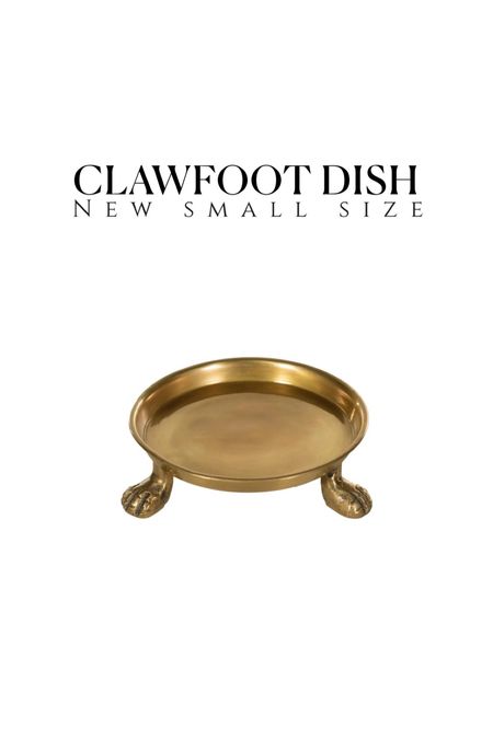 New gold clawfoot dish, candle tray, gold diffuser tray, candy dish, Christmas gift ideas 

#LTKfindsunder50 #LTKhome #LTKsalealert