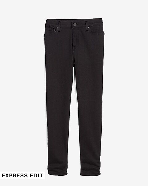 Athletic Tapered Slim Black Rinse Hyper Stretch Jeans | Express