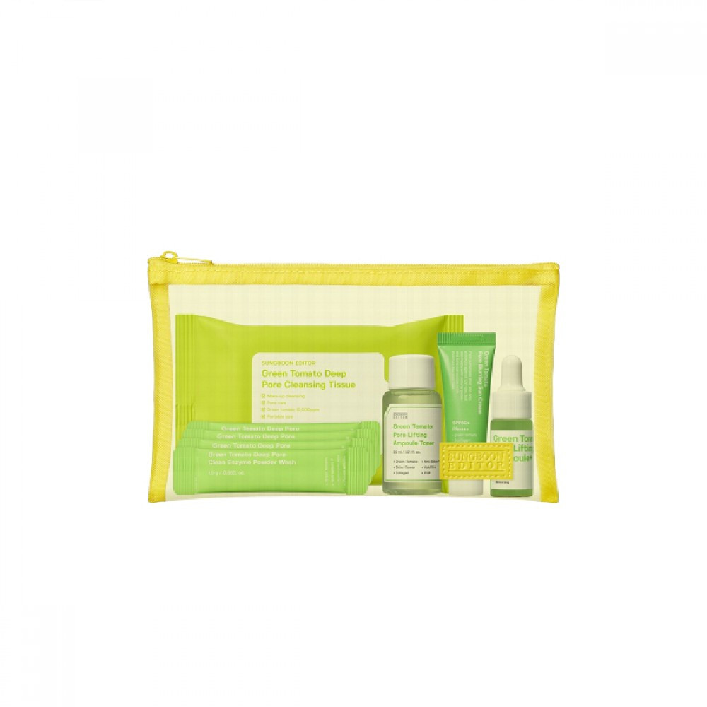 SUNGBOON EDITOR - Green Tomato Pore Travel Kit - 150g | STYLEVANA