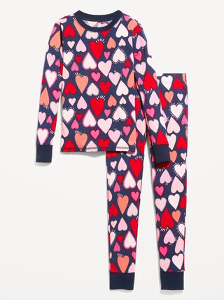 Matching Gender-Neutral Printed Snug-Fit Pajama Set for Kids | Old Navy (US)