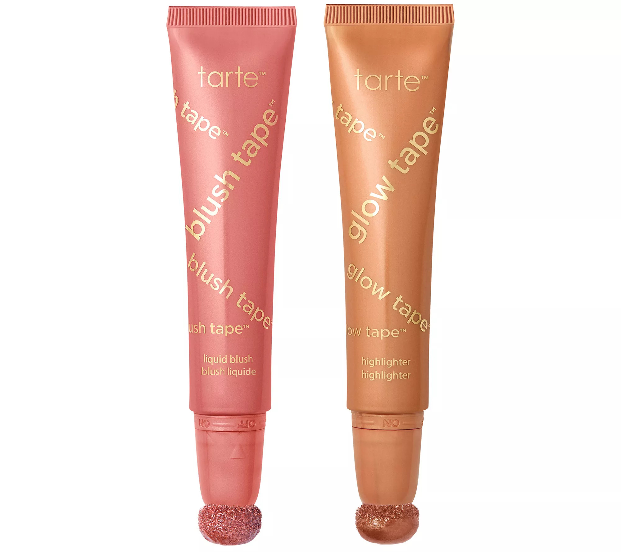 tarte Glow Tape Highlighter and Liquid Blush Tape Duo | QVC