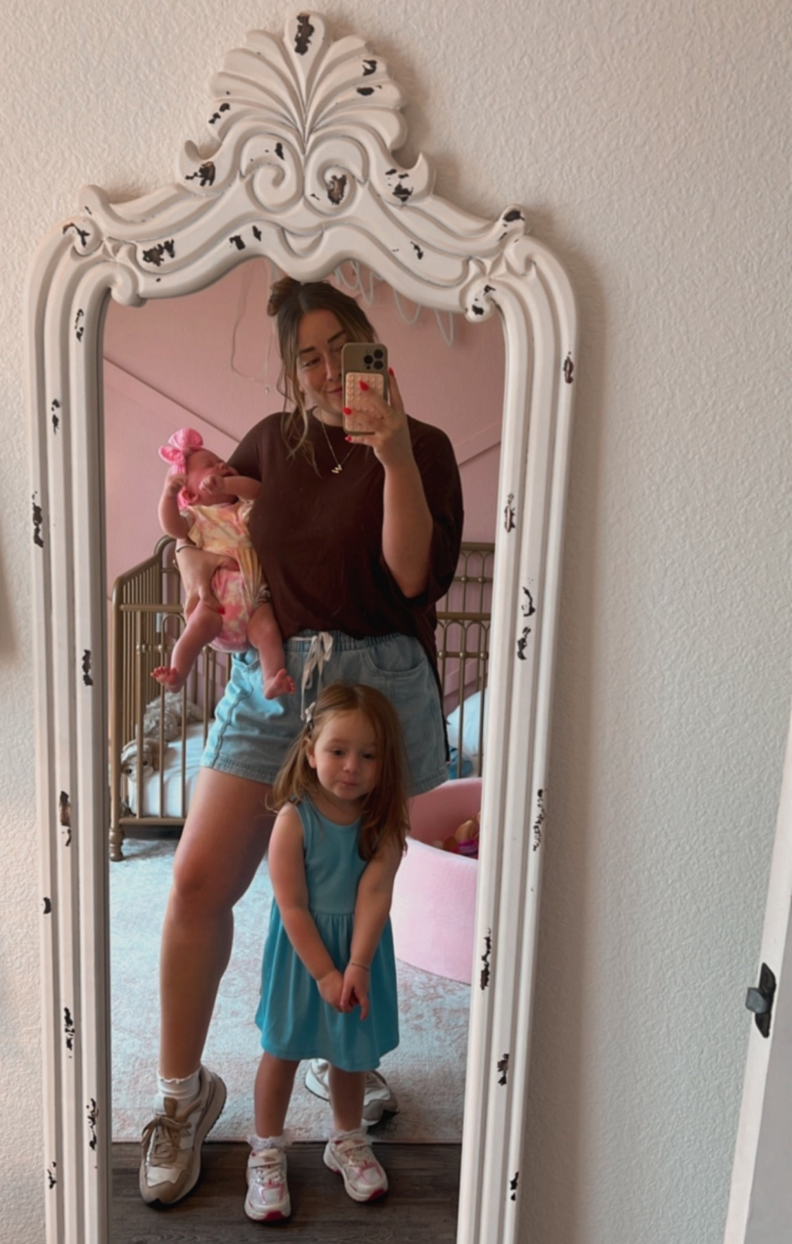 THE perfect mom shorts!!! They’re SO comfy!
I wore these in my normal size during pregnancy & now post partum 🙌🏼
True to size  

#LTKStyleTip #LTKFindsUnder50 #LTKFamily