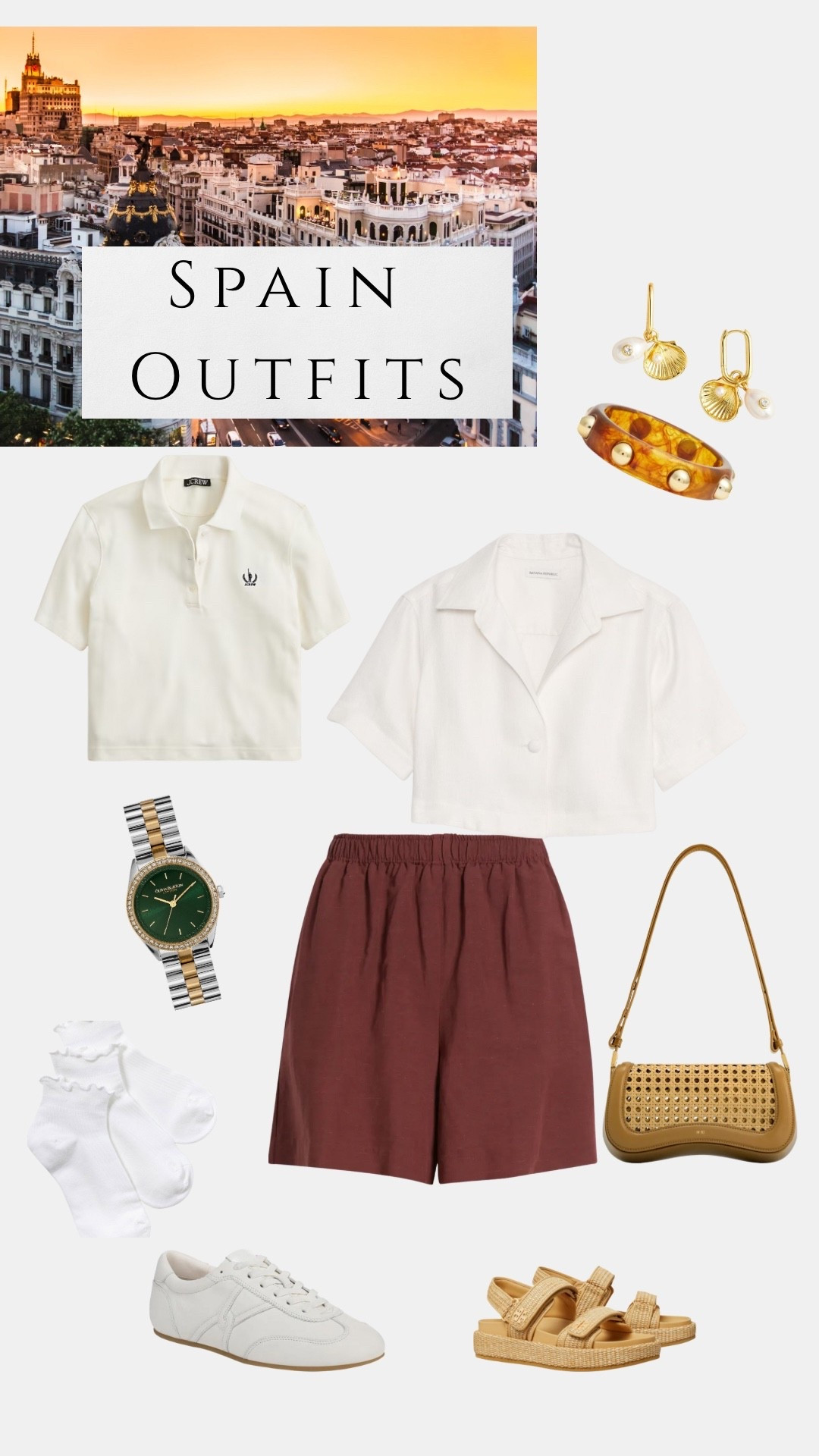 Summer Vacation
Europe travel outfits
Linen shorts
Cropped top
Linen
Polo shirt
JCrew
Spain, Portugal, Greece travel



#LTKStyleTip #LTKTravel #LTKSeasonal