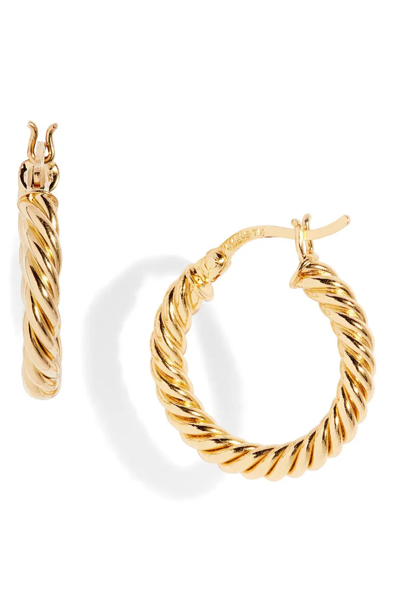 Argento Vivo Sterling Silver Twisted Hoop Earrings | Nordstrom | Nordstrom