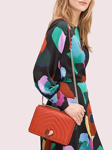 amelia twistlock medium convertible chain shoulder bag | Kate Spade (US)