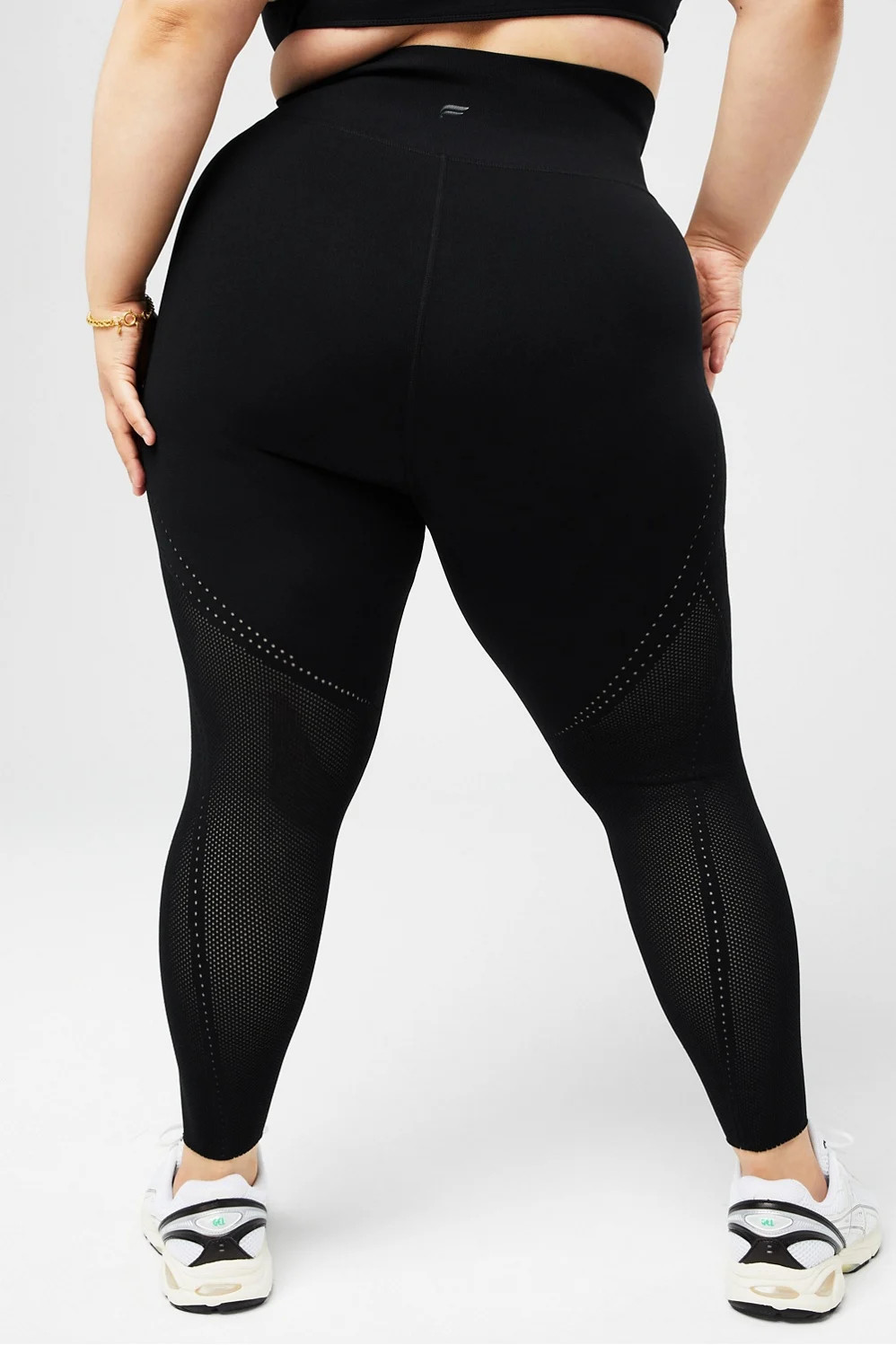 SculptKnit® High-Waisted Mesh Legging | Fabletics - North America