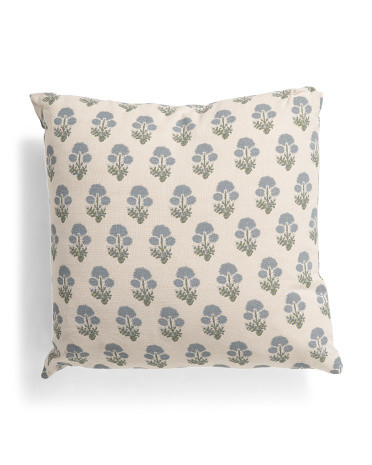 Block Printed Pillow | TJ Maxx