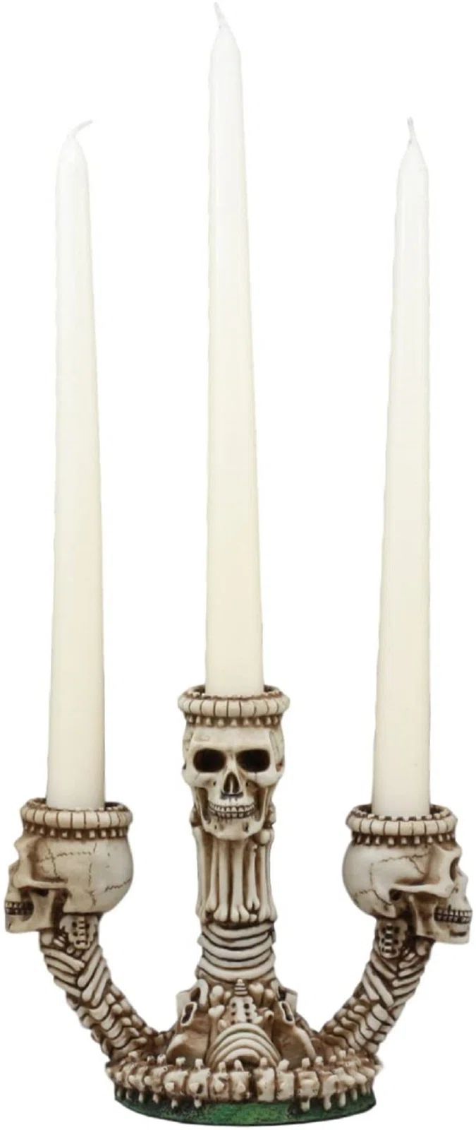 Dennes Ebros Gothic Trio Ossuary Graveyard Skulls and Skeleton Bones | Wayfair North America