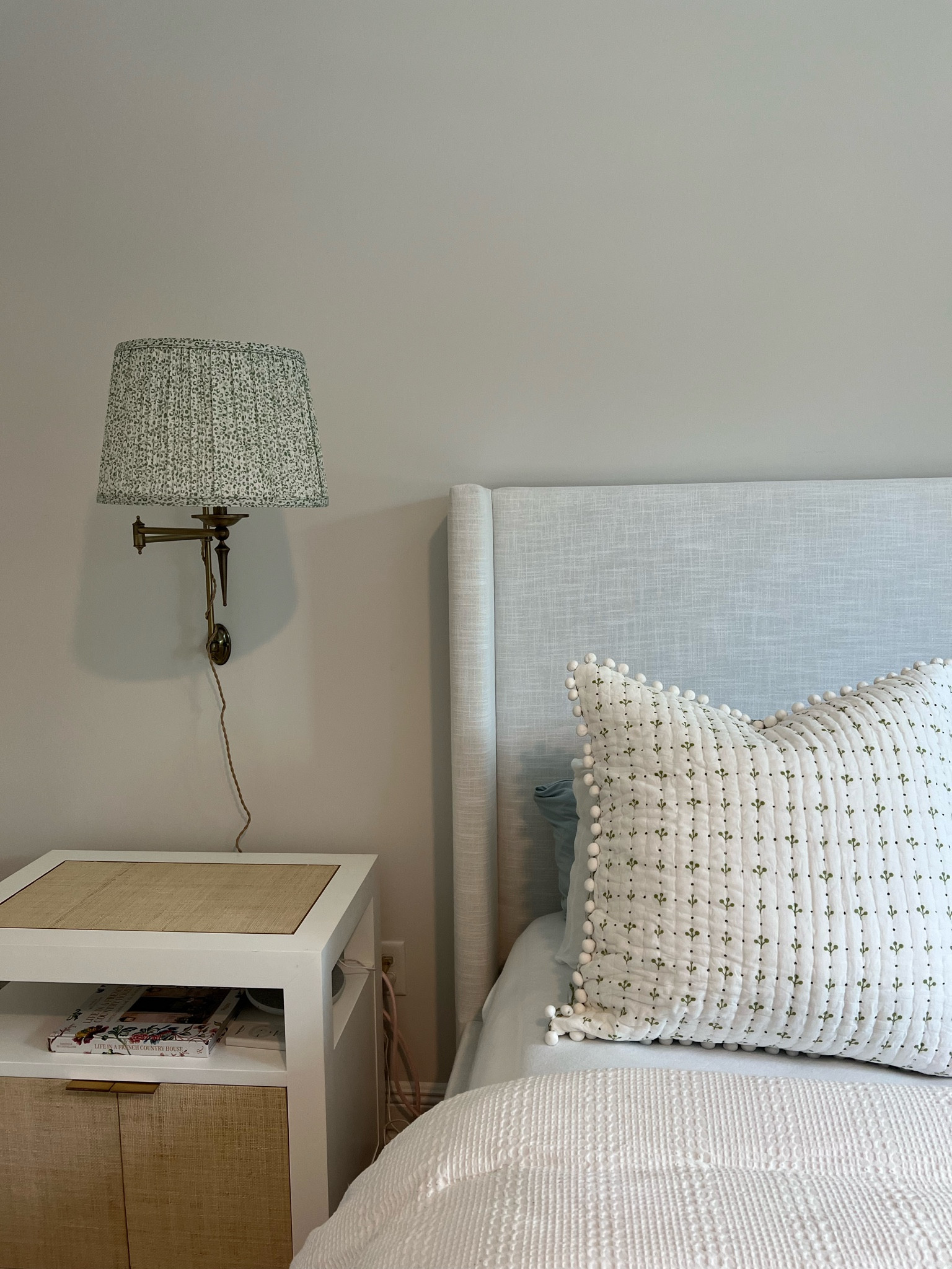 Little bedroom corner 🌿 Can’t wait to get some nightstand decor 

#LTKhome