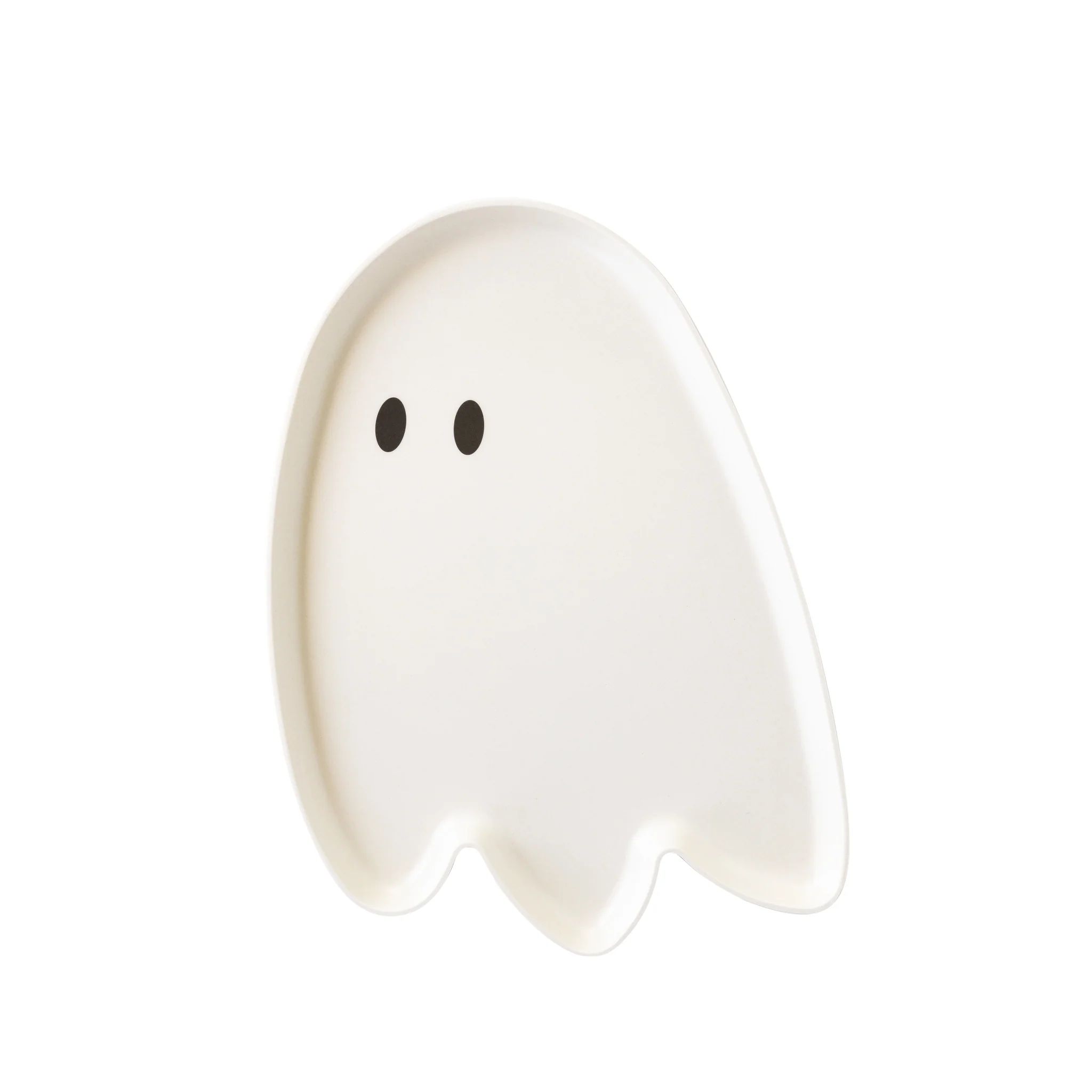 Hey Pumpkin Ghost Shaped Reusable Bamboo Tray | My Mind's Eye