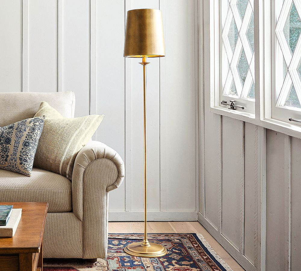Oxford Metal Floor Lamp (59") | Pottery Barn (US)