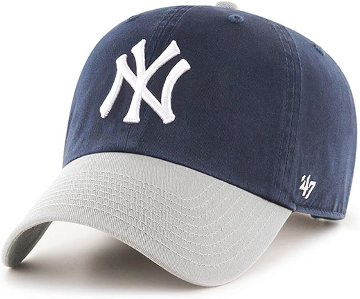 '47 New York Yankees Two Tone Clean Up Dad Hat Baseball Cap | Amazon (US)