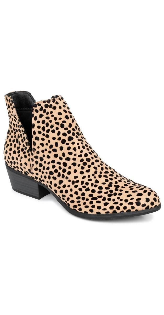 Women's Cheetah Print Ankle Booties - Multi-Multi-5400253707757   | Burkes Outlet | bealls