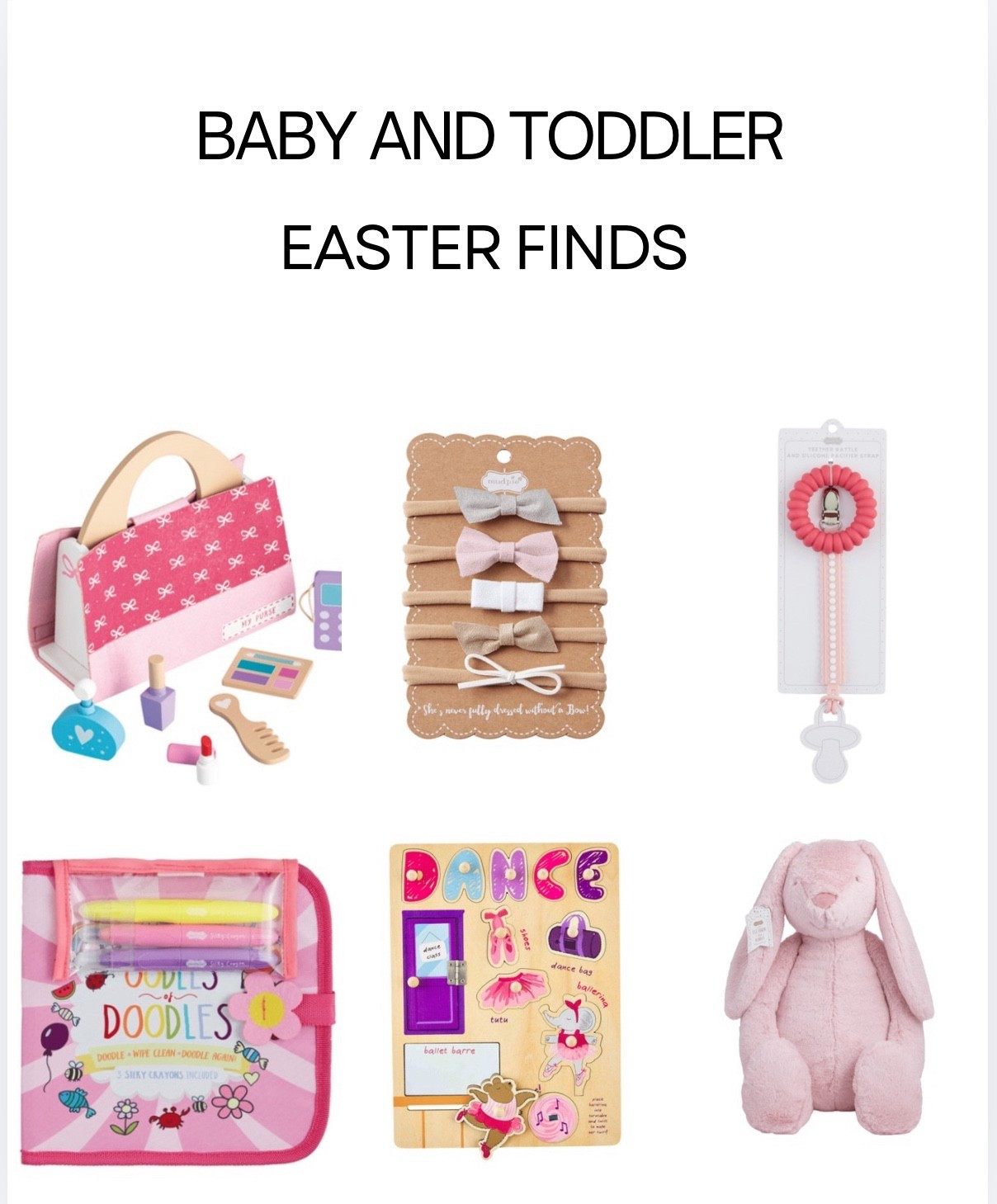 Baby and toddler Easter finds! So cute! Perfect for Easter basket. Free shipping today only! 

#LTKSaleAlert #LTKSpringSale #LTKBaby