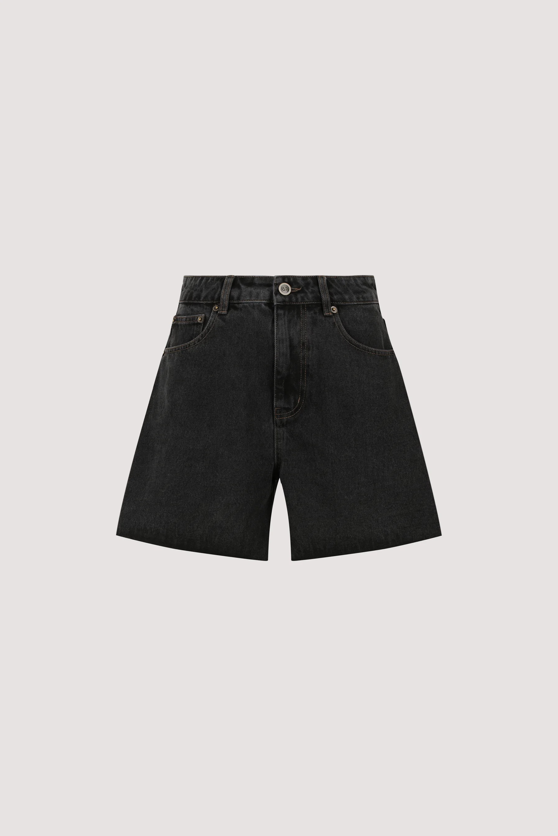 MARLEY BLACK RINSE DENIM SHORT | DISSH