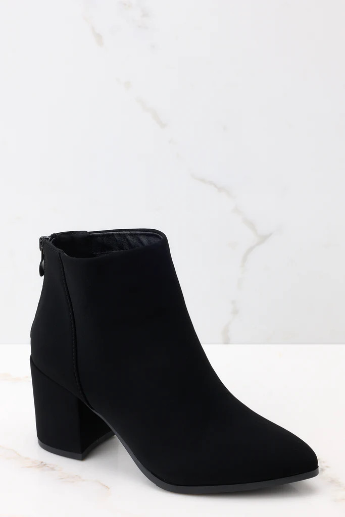Game Plan Black Ankle Boots | Red Dress 