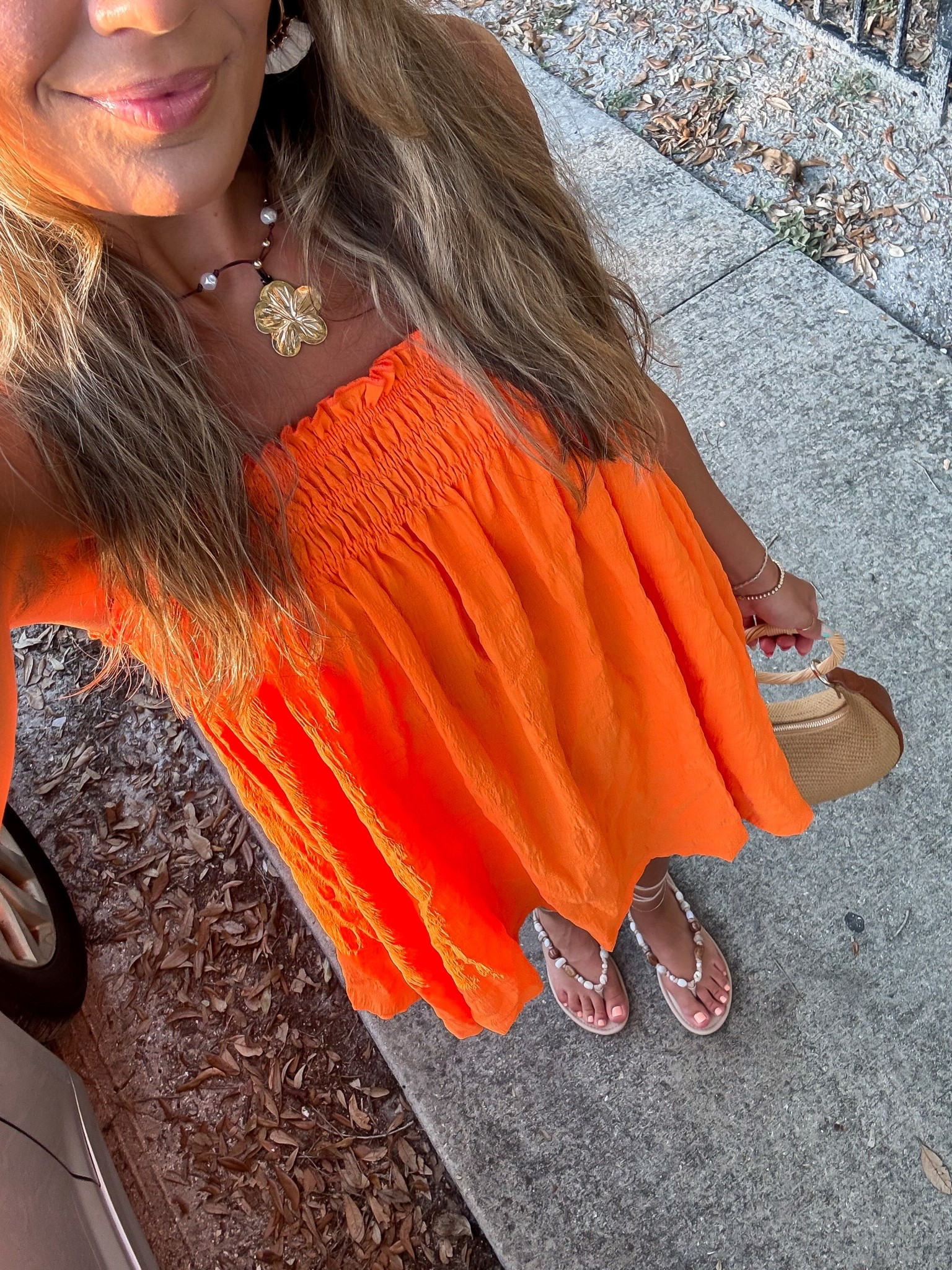 Amazon dress- size small 
Beach outfit, vacation outfit, shell sandals 

#LTKShoeCrush #LTKFindsUnder50 #LTKStyleTip