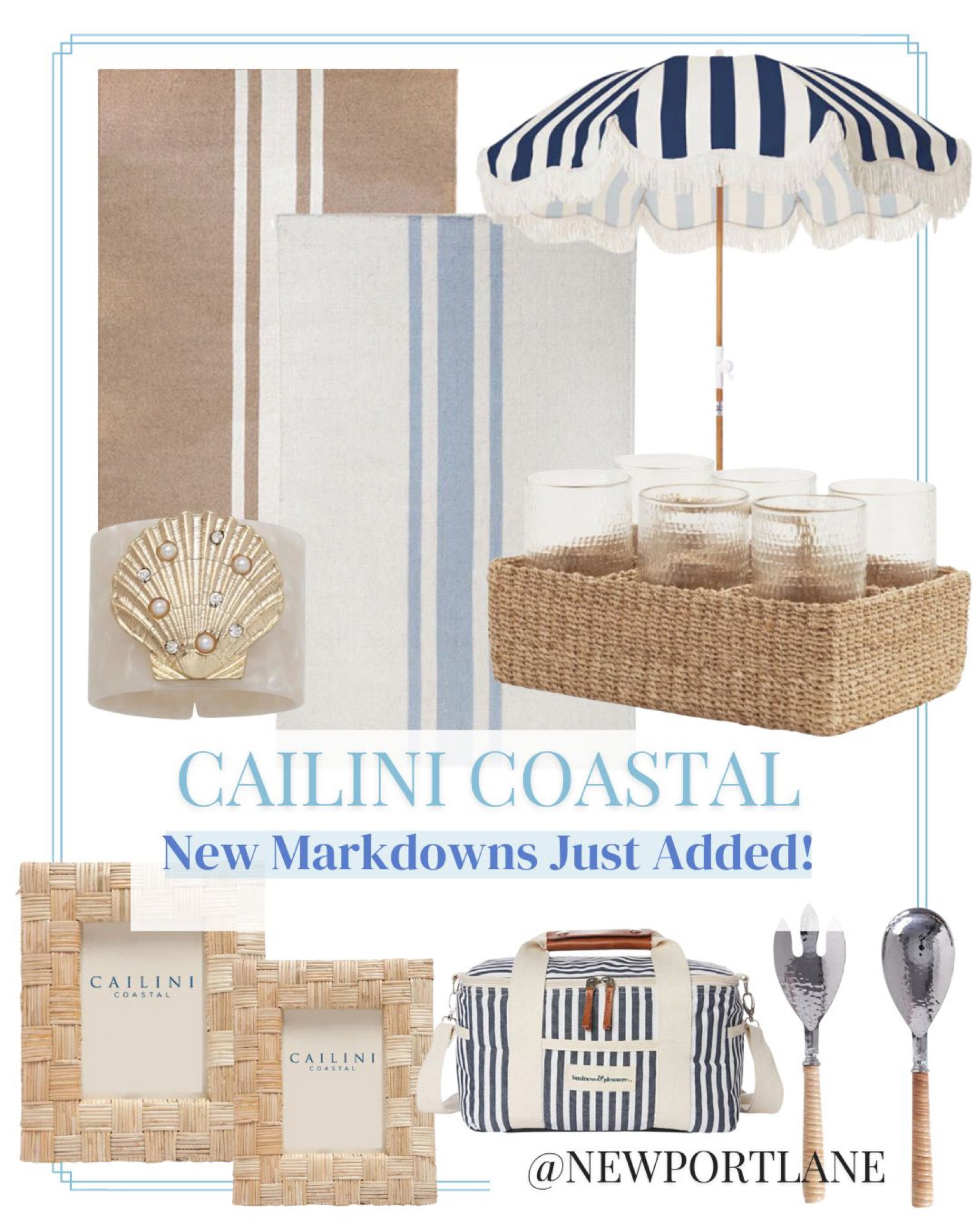 Coastal home decor, coastal decor, rug, umbrella, drink caddy, cooler bag, pictures frames, blue and white decor, Memorial Weekend sale



#LTKunder100 #LTKhome #LTKsalealert
